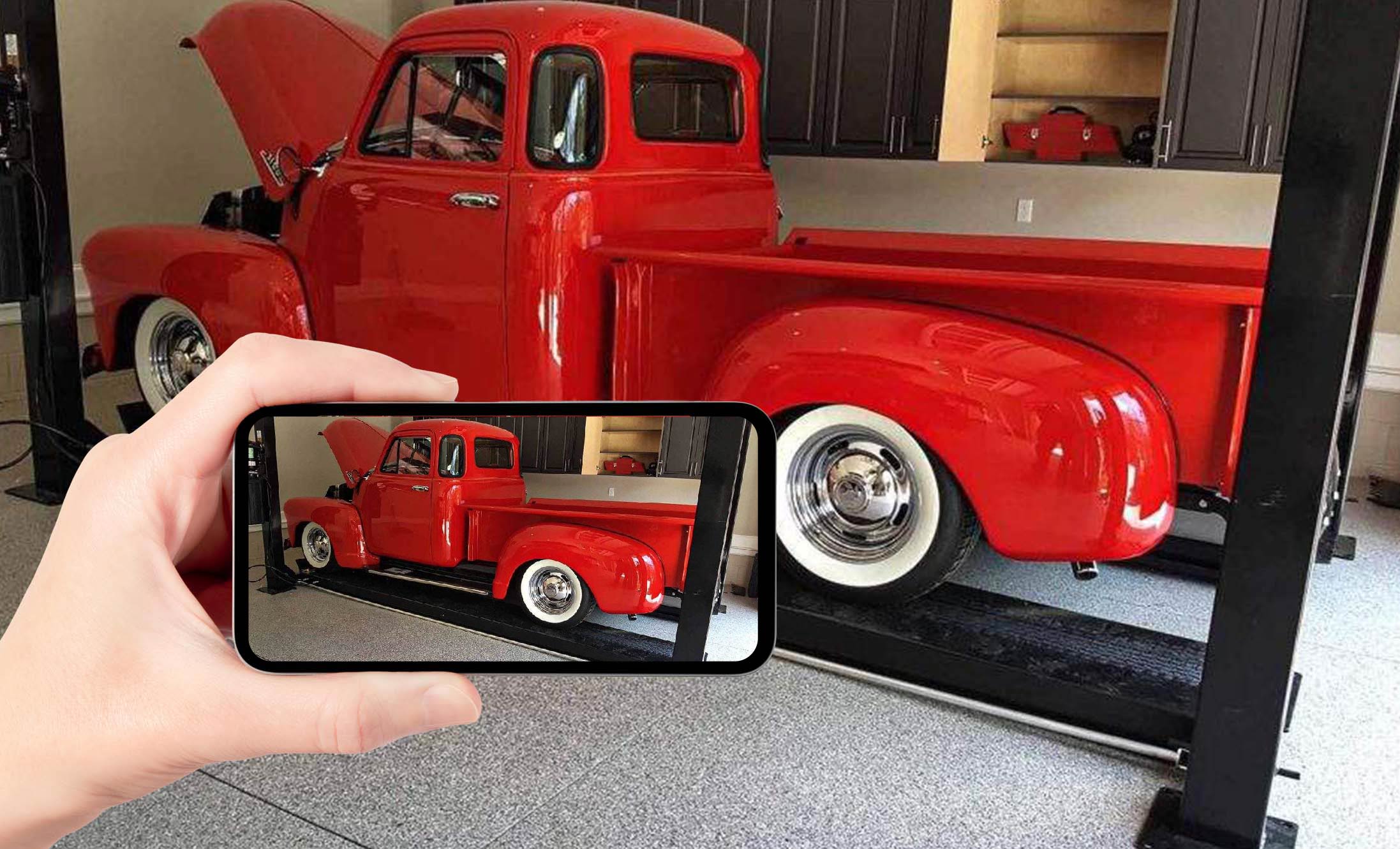 Cherry Red Truck