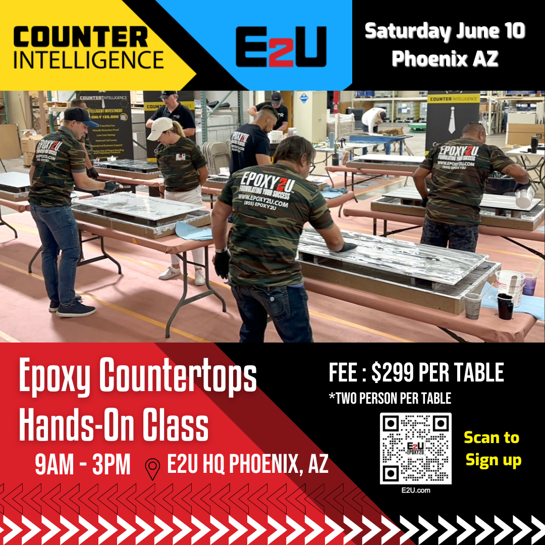 Flyer for The E2U Countertop Class_June10