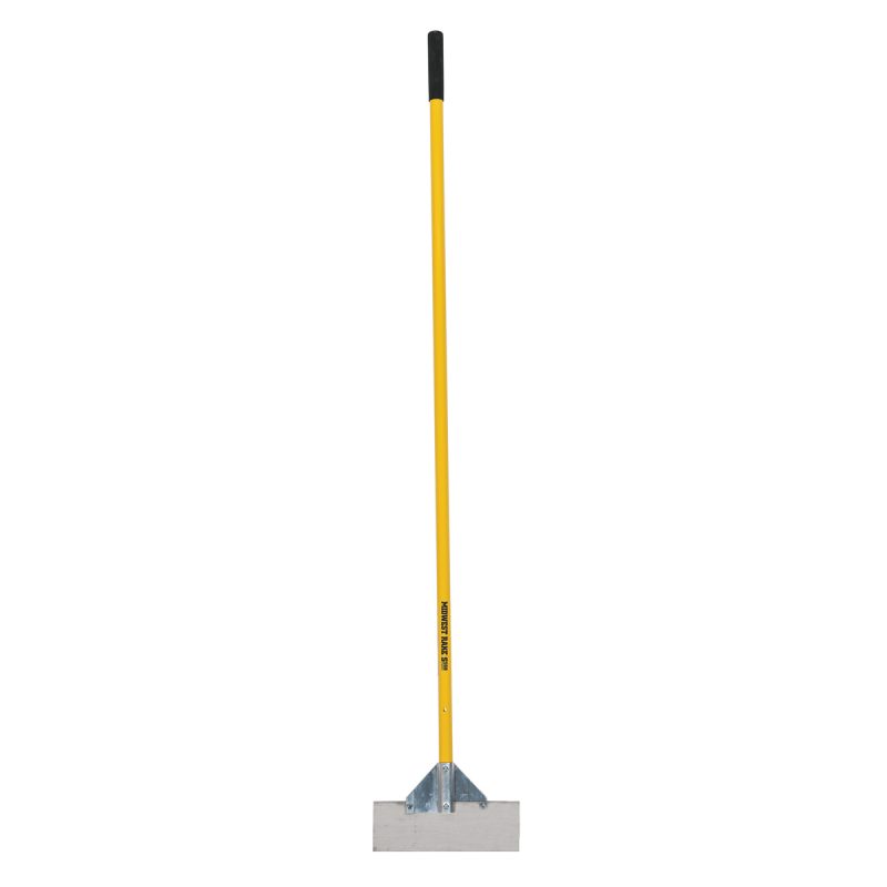 Stainless Steel Blade, 66" Yellow Aluminum Handle