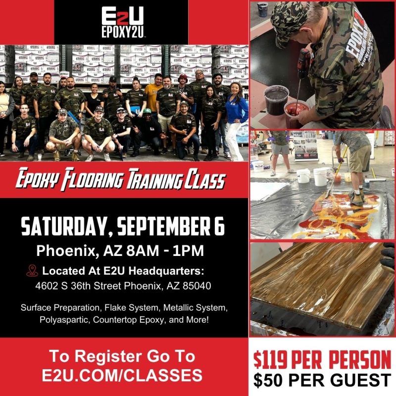 best epoxy floor training class near you