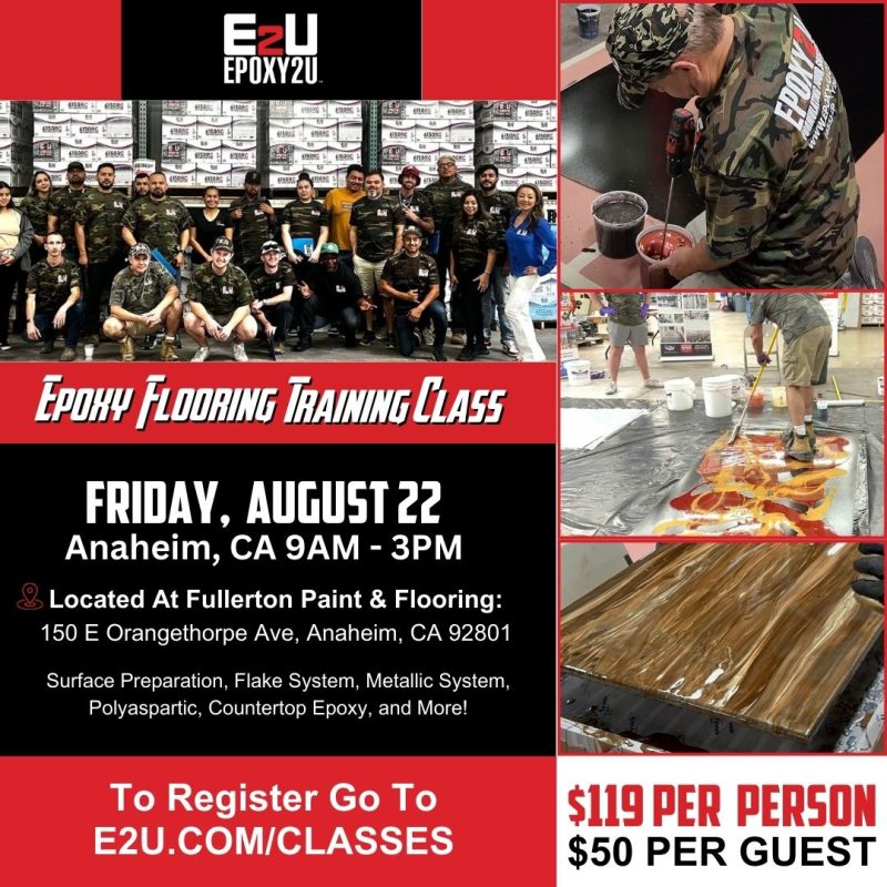 best epoxy floor training class near you