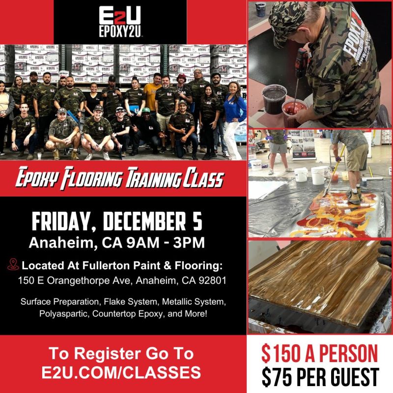 Become a Pro Flooring Training Class - Anaheim, CA 12/05/25